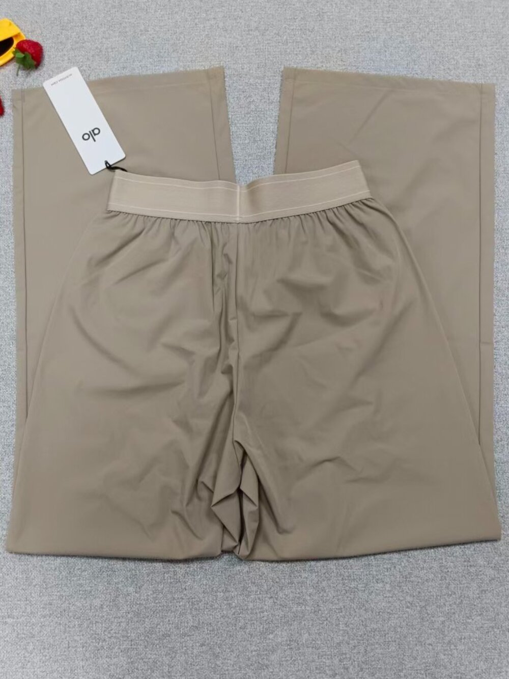 Gravel🤩ALO Yoga Suit Up Wide Leg Trouser Regular 30”🥰Soft & Feminine,Limited - Picture 5 of 8